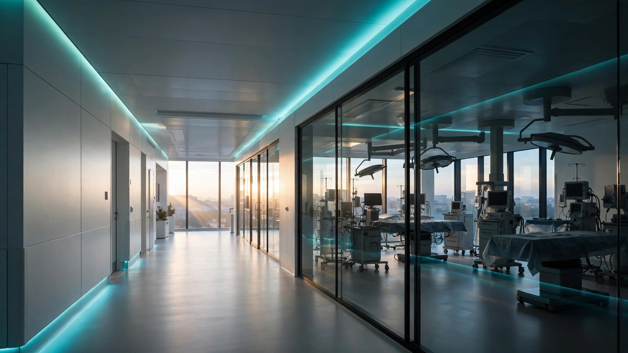 Modern ambulatory surgery center interior